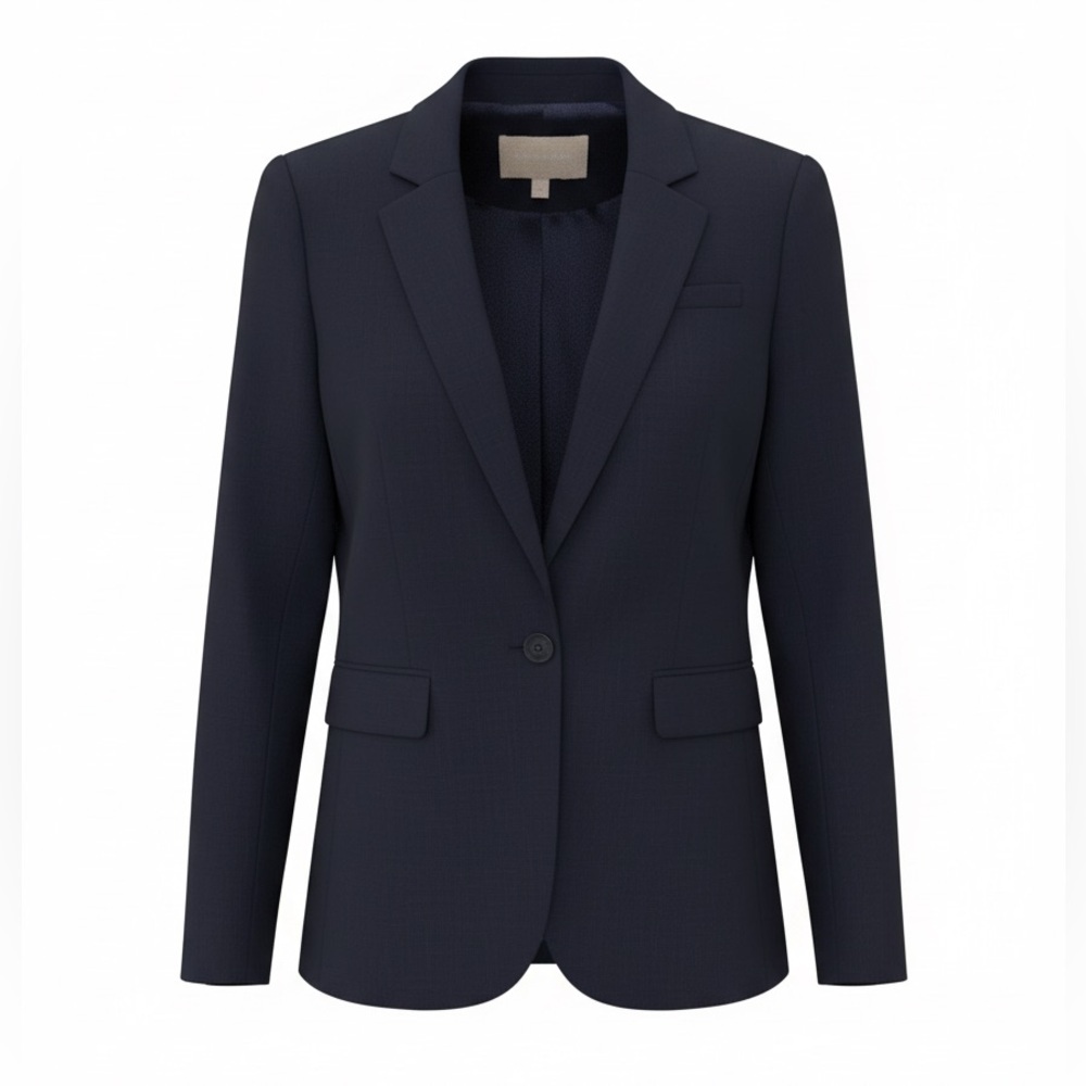 Banana Republic‎ Classic Navy Women's Blazer Size 2 P2P 18-20”